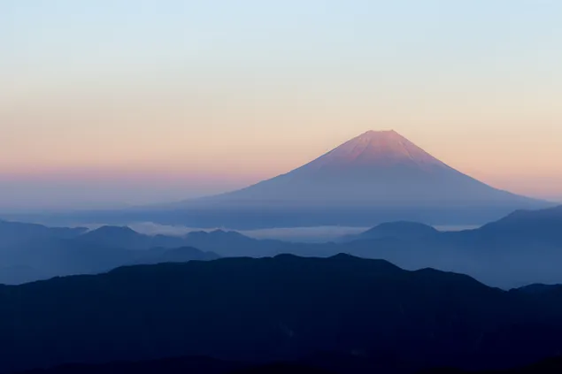 Mount Fuji Volcano 4K wallpaper