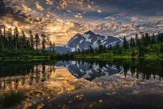 mount shuksan odraz stahnout