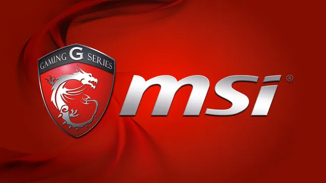 MSI-赤と黒のロゴ