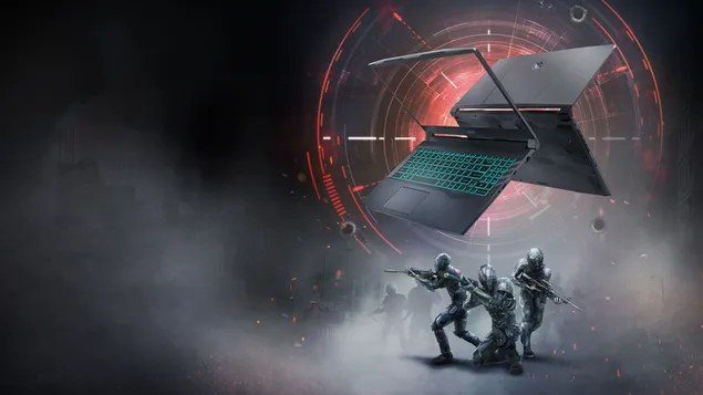 MSI - Gaming-laptop en oorlogsspel