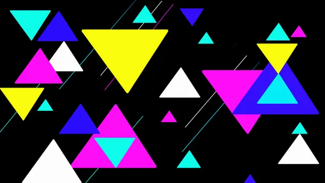 Hình tam giác nhiều màu tải xuống