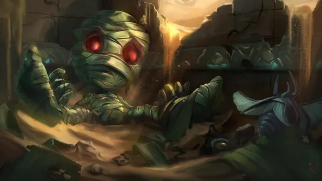 mummy 'amumu' splash art - league of legends (lol) download