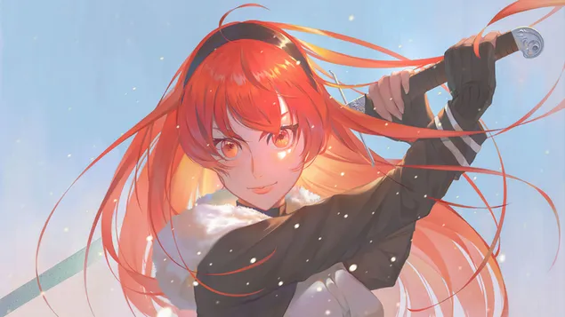 Mushoku Tensei: Bezrobotna reinkarnacja | Eris Boreas Greyrat” 4K tapeta