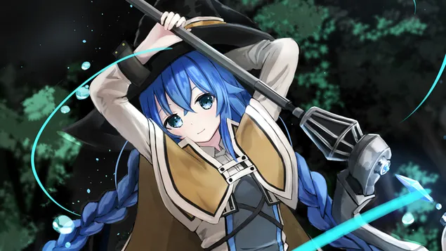 Mushoku Tensei: Penjelmaan Semula Pengangguran : "Roxy Migurdia" 4K kertas dinding