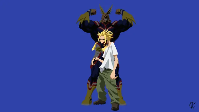 Tapeta My Hero Academia: All Might (minimalistické) 4K