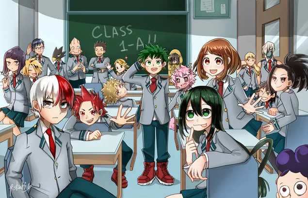ฮีโร่ของฉัน Academia - Class A HD วอลเปเปอร์