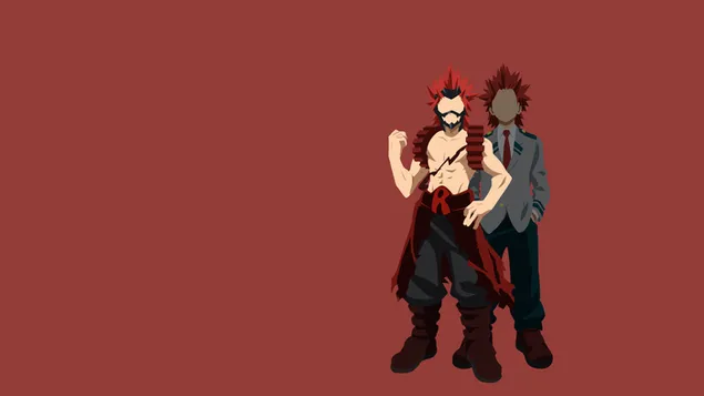 My Hero Academia - Eijiro Kirishima (Minimalist) 2K kertas dinding