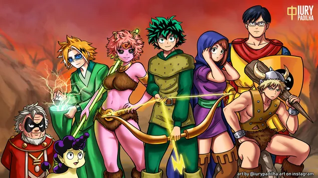 我的英雄学院幻想 HD 壁纸