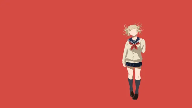 My Hero Academia - Himiko Toga (minimalistisch) 2K achtergrond