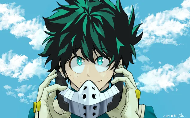 My Hero Academia - Izuku Midoriya 3d Art 2K wallpaper