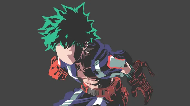 Tapeta My Hero Academia - Izuku Midoriya (minimalista) HD