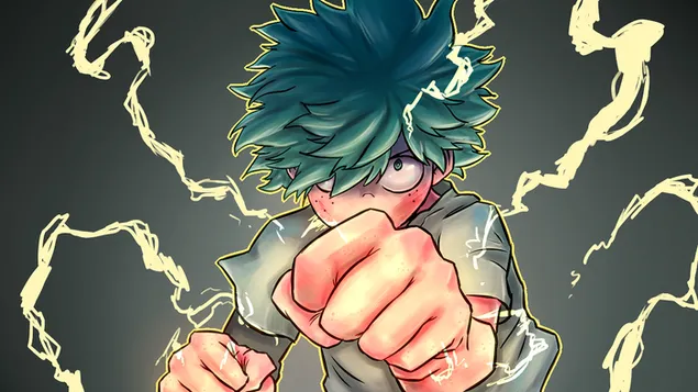 My Hero Academia - Izuku Midoriya One For All Full Cowl 4K wallpaper