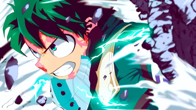 My Hero Academia - Izuku Midoriya One For All Full Cowling 4K wallpaper