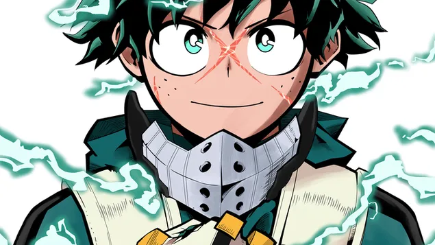 My Hero Academia - Izuku Midoriya One For All 4K duvar kağıdı