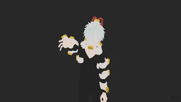 My hero academia - katsuki bakugo in black  HD wallpaper