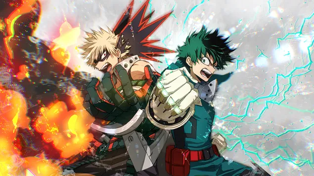 Wo De Ying Xiong Xue Yuan  - 'katsuki bakugo & izuku midoriya' Xia Zai