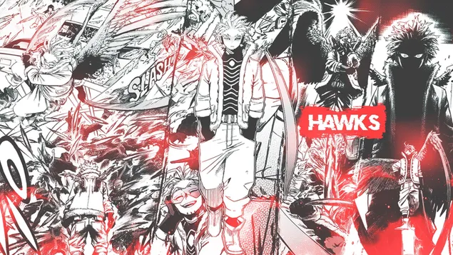 Páipéar balla My Hero Academia - Keigo Takami (Seabhaic)HD