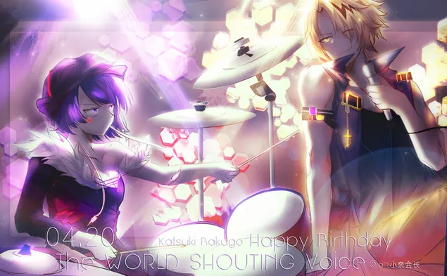 My Hero Academia - Konser Langsung Kyoka Jiro & Denki Kaminari 4K wallpaper