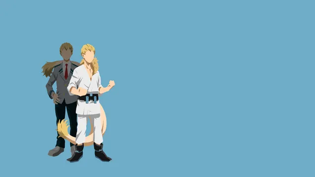 ฮีโร่ของฉัน Academia - Mashirao Ojiro (Minimalist) 2K วอลเปเปอร์