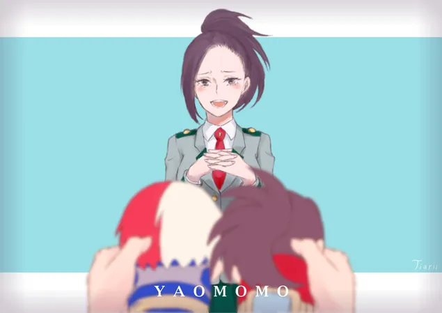 我的英雄学院 - Momo Yaoyorozu 生日 2K 壁纸