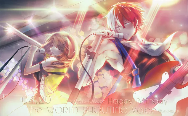 my hero academia - ochaco uraraka & shoto todoroki hvrd