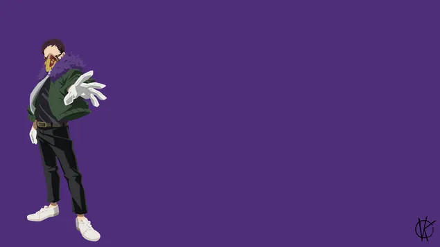 My Hero Academia: Overhaul (minimalist) 2K imagine de fundal