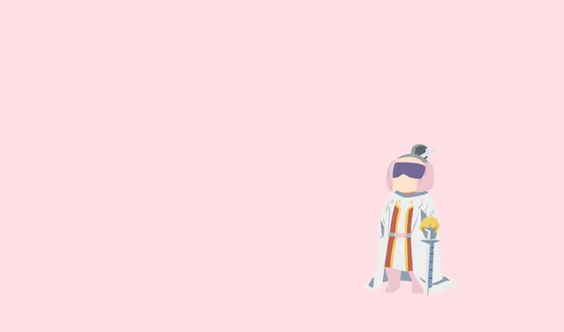 My Hero Academia - Recovery Girl (minimalistisch) 2K achtergrond