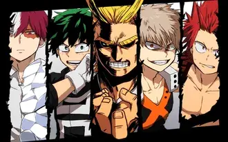 My Hero Academia 시리즈 애니메이션 남성 캐릭터 HD 배경화면