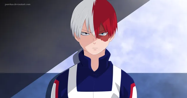 My Hero Academia - Shoto Todoroki Before Match 2K achtergrond