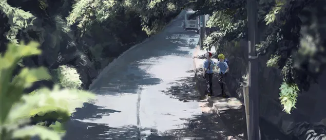 ฮีโร่ของฉัน Academia - Shoto Todoroki & Katsuki Bakugo 2K วอลเปเปอร์