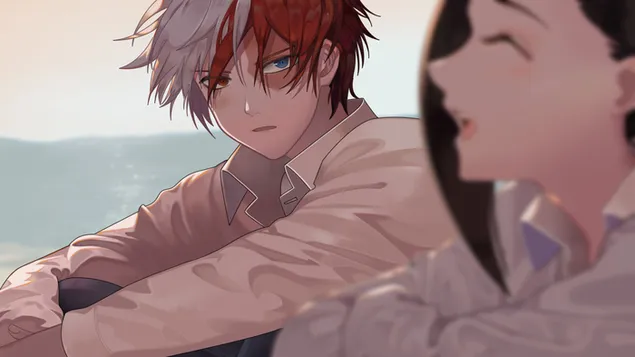 Muat turun My Hero Academia - Shoto Todoroki & Momo Yaoyorozu