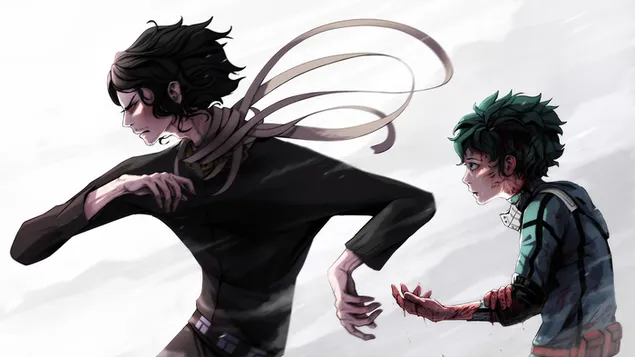 muat turun my hero academia - shouta aizawa,izuku midoriya