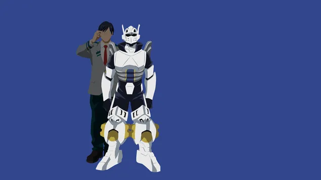 My Hero Academia - Tenya Lida (Minimalist) 2K wallpaper