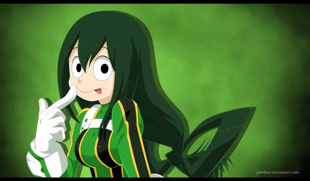 Taustpilt My Hero Academia – Tsuyu Asui Froppy 2K
