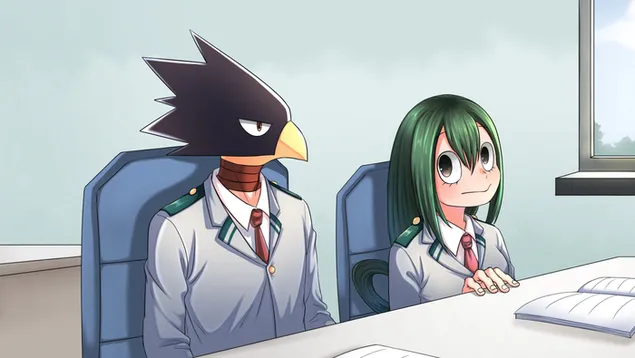 Taustpilt Minu kangelane Akadeemia – Tsuyu Asui HD