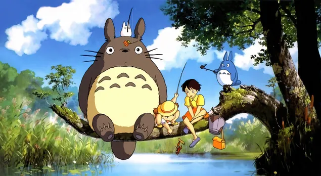 My Neighbor Totoro (Anime Movie) 4K wallpaper