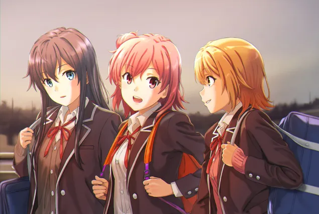 Tapeta Moje romantická komedie z mládí je špatná, jak jsem očekával (Jdu domů) HD