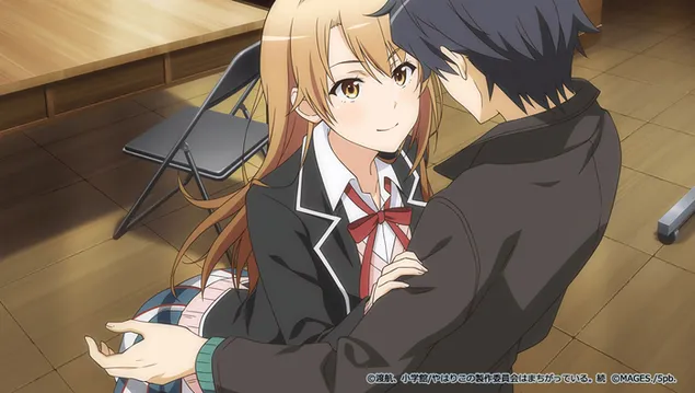 โรแมนติกคอมเมดี้วัยเยาว์ของฉันมันผิดอย่างที่ฉันคาดไว้ - อิซชิกิ อิโรฮะ & ฮัจจิมัน ฮิกิกายะ HD วอลเปเปอร์