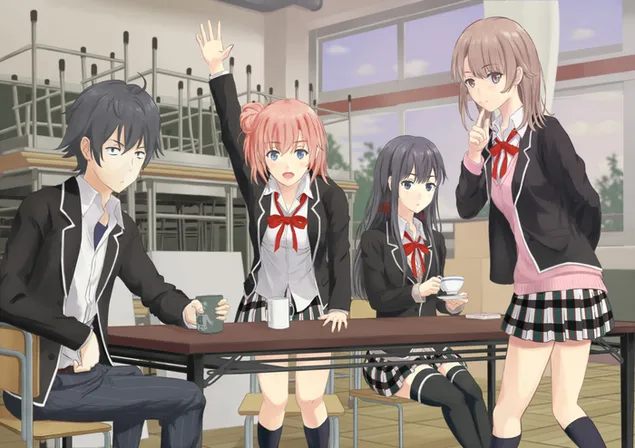 Tapeta Moje romantická komedie pro mládí je špatná, jak jsem očekával (servisní klub) HD