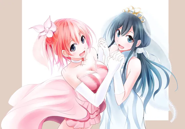 Tapeta Moje romantická komedie z mládí je špatná, jak jsem očekával - Yui Yuigahama & Yukino Yukinoshita HD