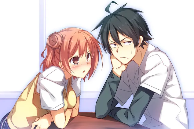 โรแมนติกคอมเมดี้วัยหนุ่มสาวของฉันผิดอย่างที่ฉันคาดไว้ - Yui Yuigahama & Hacchiman Hikigaya HD วอลเปเปอร์
