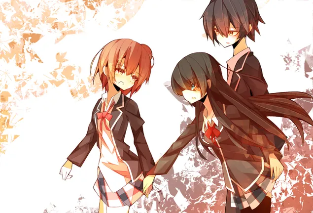 Tapeta Moje romantická komedie z mládí je špatná, jak jsem očekával - Yui Yuigahama, Yukino Yukinoshita & Hacchiman Hikigaya HD