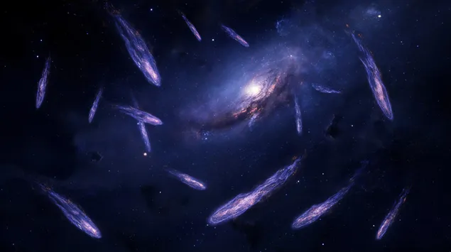 Páipéar balla Cóiméid Mhistéireacha ag Lonrú sa Chosmas2K