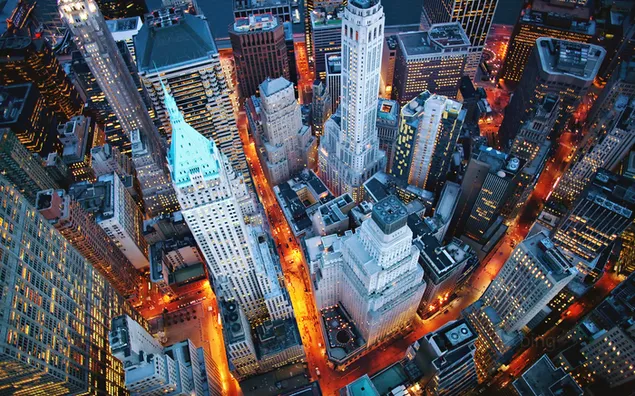 Nachtverlichting in New York