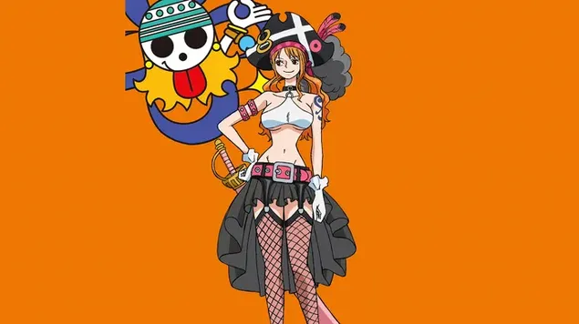 Nami (Cat Burglar) from One Piece Film: Red 4K wallpaper download