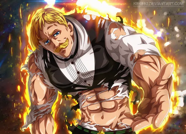 Nanatsu No Taizai – Escanor 2K ekrano užsklanda