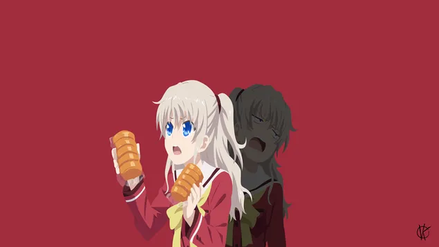 Nao Tomori vektor 4K bakgrund