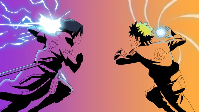 Naruto y Sasuke pelean descargar