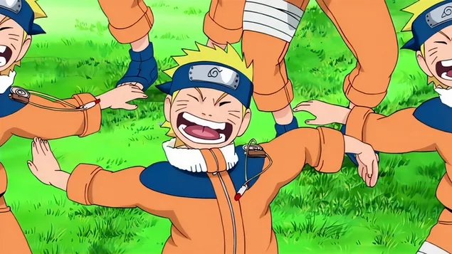 Naruto está bailando salvajemente