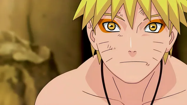 Naruto se ve desnudo y nervioso. descargar
